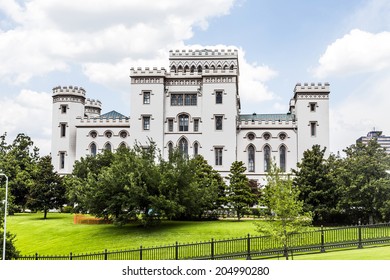 Old Historic State Capitol In Baton Rouge