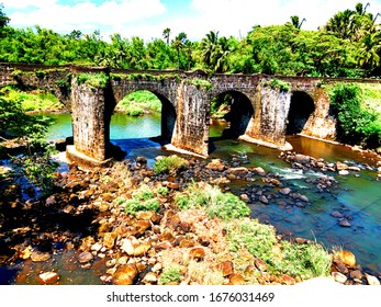 Old And Historical Bridge In Tayabas Quezon Province