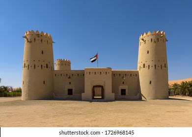 Old historical fort Mezaira'a in Liwa Oasis, United Arab Emirates