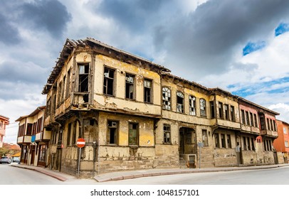 Old historical houses in Kutahya City of Turkey