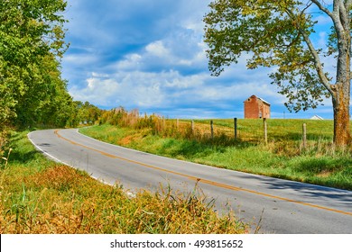 Old Homestead Along Country Road