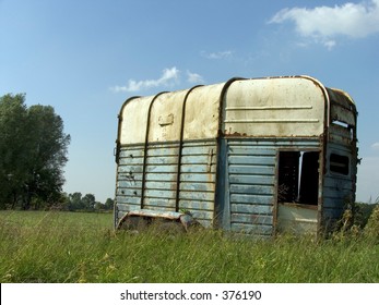 Old horse trailer