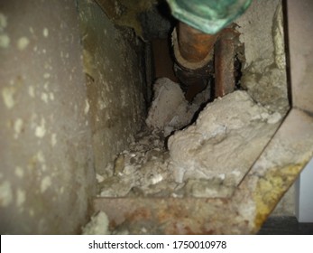 Old Hot Water Baseboard Heater Pipe
