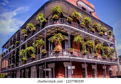 Old Hotel French Quarter New Orleans Stock Photo (Edit Now) 1237780339