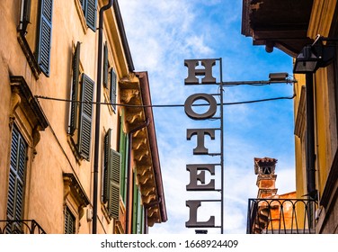 Old Hotel Sign In Austria