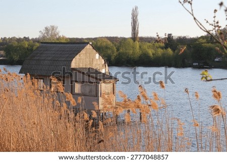 Old house by the lake