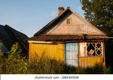 Old House At The City Of 
Lyubavichi, The City From The Lubavitch Rebe, Neat The Border Russia And Belaurus