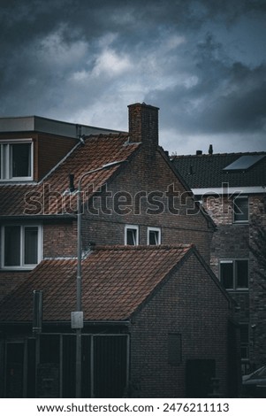 Similar – Image, Stock Photo Clouds behind a dirty window
