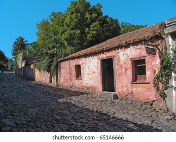 Old House In Colonia De Sacramento Town