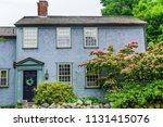 Old House Colorful Flowers Padnaram Village Dartmouth Masschusetts 


