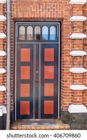 Old House Door In Ribe, Southern Jutland, Denmark