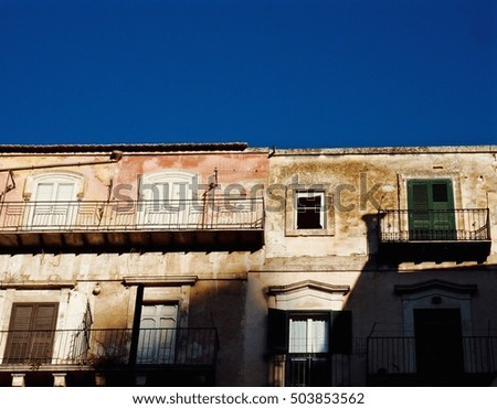 old house facade