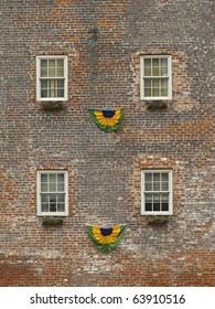 Old House Facade In The Warehouse District Of New Orleans