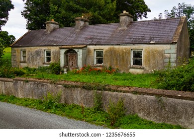 Old House In Greenway Route From Castlebar To Westport, Ireland