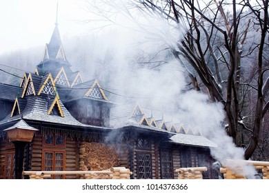 old house in the mountains