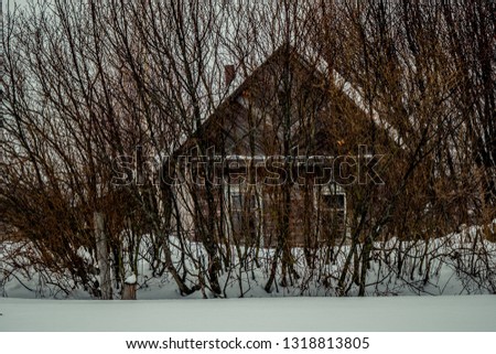 Similar – Tauwetter Dach Fenster