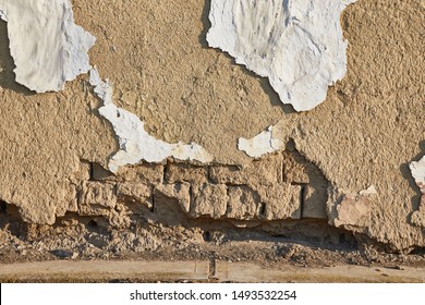 Old House Wall Falling Apart