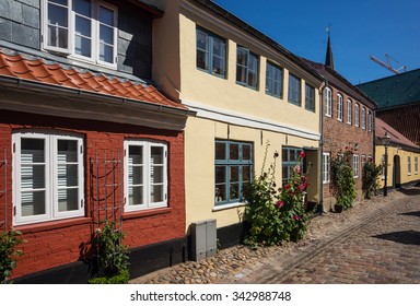 Old Houses In Ribe, Southern Jutland, Denmark