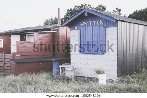 Old Hunting Cabins Denmark Stock Photo Edit Now 1502548106