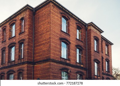 old industrial brick office building - Powered by Shutterstock