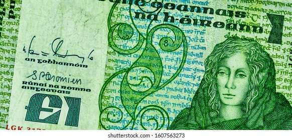 Old Irish Pound Notes Ten