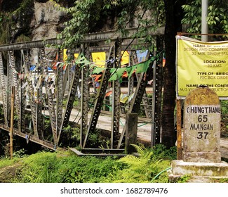 A Old Irony Pool Is Situated On The Way Of Crossing The Hills