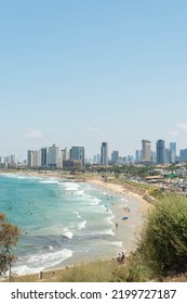 Old Jaffa Tel Aviv, Israel. City And Sea View And Sight. Sightseeing And Tourism In Israel, Middle East. Mediterranean Sea.