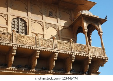 Old Jaisalmer ,city Museum In Thar Desert, Famous Unesco Heritage Site Of Rajasthan,India