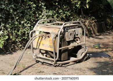 Old JCB Beaver Hydraulic Power Pack, Lancashire, UK, 07-09-2021