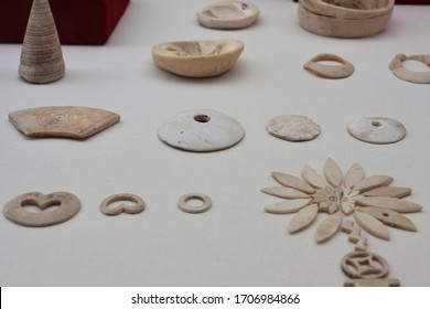 The Old Jewellery From Mohenjo Daro,sindh