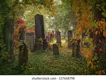 Old Jewish Cemetery In Vienna