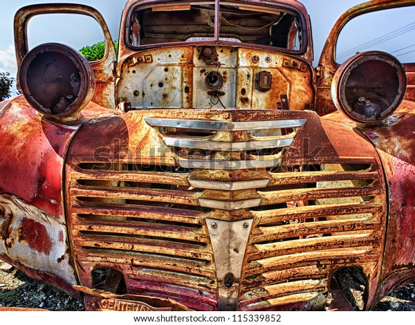 Old Junk Car beyond\
reparation