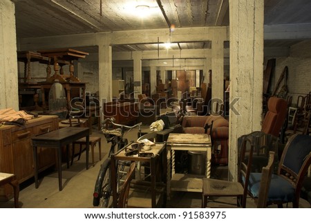 Old Junk Shop interior 