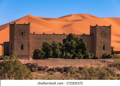 Old Kasbah, Merzouga, Sahara Desert, Morocco