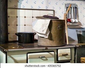 Old Kitchen At A Farm