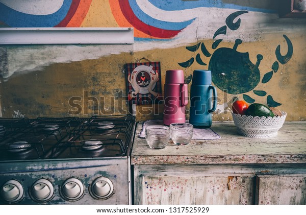 Old Kitchen Paintings Stock Photo Edit Now 1317525929