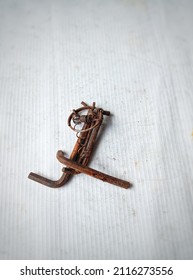 Old L keys that start to rust - Shutterstock ID 2116273556