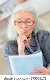 Old Last Doing A Crossword