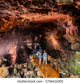 Old Lava Cave In Iceland Open For Tourists