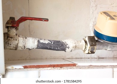 Old Lead Pipe To Replace By Professional Plumber Due To Health Hazard