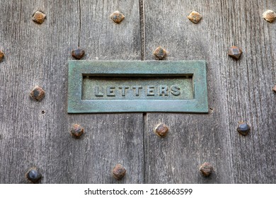 An Old Letterbox In The Historic City Of York, UK.