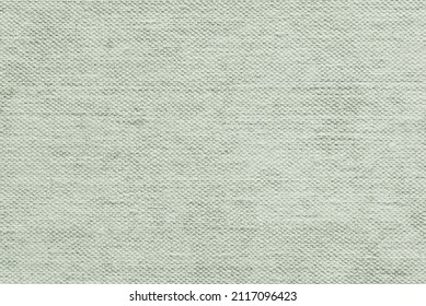 Old Light Green Canvas Fabric For Background, Linen Texture Background