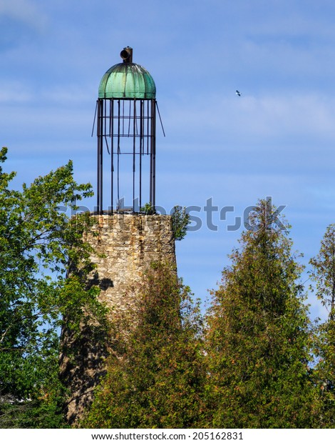 Old Lighthouse Baileys Harbor Door County Stock Photo Edit