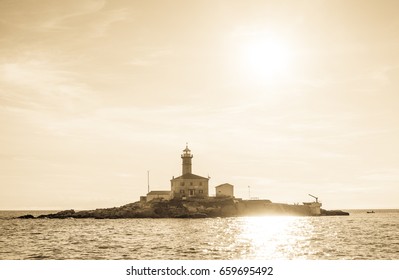 Old Lighthouse In Rovinj - Croatia