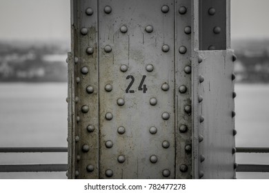 The Old Little Belt Bridge In Denmark