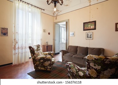 Old Living Room In Country House