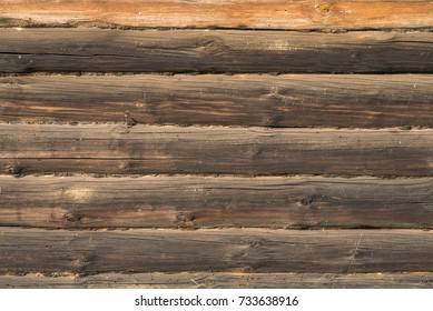 Old Log House Wall Texture