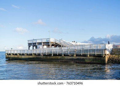 ‘Alte Liebe’ (old love) - famous observation deck in Cuxhaven/ Germany at the river Elbe - Shutterstock ID 763710496