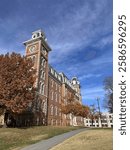 Old Main In Fall at the University of Arkansas in Fayetteville 