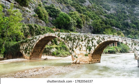 Old Mamluk Stone Bridge In Nahr El Kalb, Lebanon